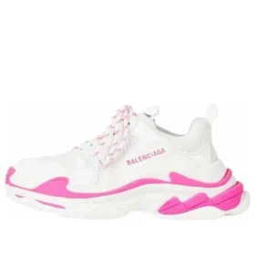 Tenisky Triple S „White Fluo Pink“ 536737W2CA35390