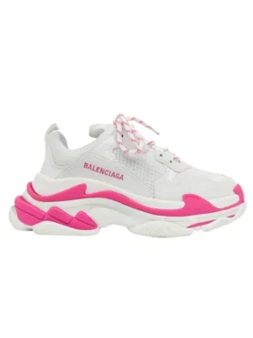 Tenisky Triple S „White Fluo Pink“ 536737W2CA35390