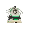 Tenisky Triple S „White Green Fluo“ 536737W09O69063