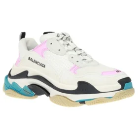 Tenisky Triple S „White Pink“ 524039W09OM9054