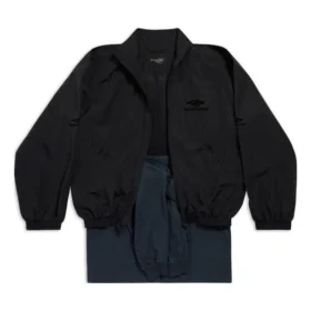 Tepláková bunda s nášivkami „Black“ 770500TNQ251000
