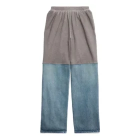Tepláky s nášivkami „Grey Indigo“ 745264TNW014012