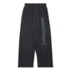 Tepláky typu baggy se šablonovým potiskem „Black Grey“ 771081TQVA41750