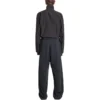 Tepláky typu baggy se šablonovým potiskem „Black Grey“ 771081TQVA41750