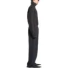 Tepláky typu baggy se šablonovým potiskem „Black Grey“ 771081TQVA41750