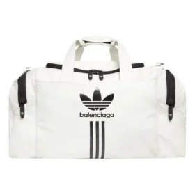 Tělocvičná taška Balenciaga x adidas „White Black“ 721810210M19160