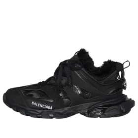 Track Tenisky „Fake Fur Black“ 668555W3CQ11000