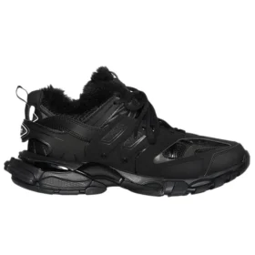 Track Tenisky „Fake Fur Black“ 668555W3CQ11000