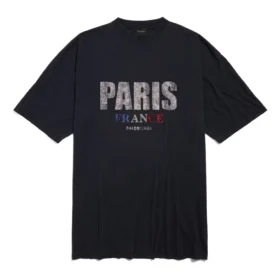 Trička Paris Strass „Black“ 777750TRVL71000
