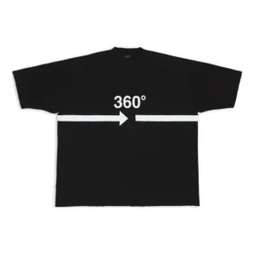 Tričko 360 Tubular Oversized „Black“ 720501TNVD51070
