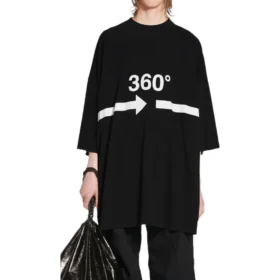 Tričko 360 Tubular Oversized „Black“ 720501TNVD51070