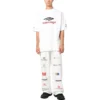 Tričko 3b Sports Icon „White Black Red“ 764235TPVD79065