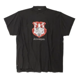 Tričko Antwerpen Inside-out Oversized „Black“ 787358TQVP71083