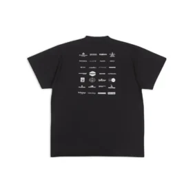Tričko Archives s logy, oversized „Black“ 712398TNVQ71070