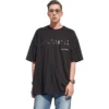 Tričko Balenciaga s ručně kresleným motivem, velikost L, „černé“ 641675TOVO51070