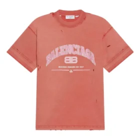 Tričko Balenciaga, střední střih „Pink“ 612966TLVJ16441