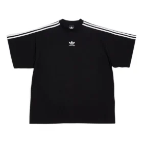 Tričko Balenciaga x adidas Oversized „Black“ 723122TNVA68482