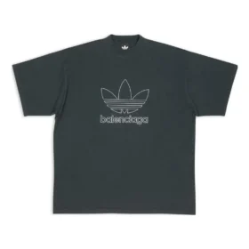 Tričko Balenciaga x adidas Oversized „Green“ 723976TNVN83775