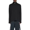 Tričko Balenciaga x adidas s vysokým výstřihem a dlouhými rukávy „Black“ 724591TNVP81070