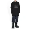Tričko Balenciaga x adidas Trefoil „Black White“ 723976TNVN81070