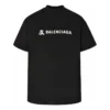 Tričko Balenciaga x Alipay s logem „Black White“ 787349TRVY91000