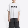 Tričko Balenciaga x FORTNITE, střední střih „White“ 612966TLVO39040