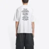 Tričko Balenciaga x FORTNITE, střední střih „White“ 612966TLVO39040