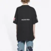 Tričko Balenciaga x NASA Crossover Space Retro s krátkým rukávem „Black“ 651795TKVD71070