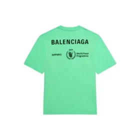 Tričko Balenciaga x WFP, střední střih „Green“ 612966THV844162