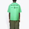 Tričko Balenciaga x WFP, střední střih „Green“ 612966THV844162