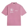 Tričko Balenciaga x WFP, střední střih „Pink“ 612966THV845621