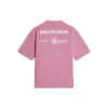 Tričko Balenciaga x WFP, střední střih „Pink“ 612966THV845621