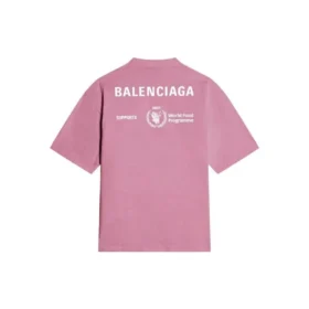 Tričko Balenciaga x WFP, střední střih „Pink“ 612966THV845621