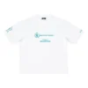 Tričko Balenciaga x WFP, střih Medium, „White“ 612966TMVL29086