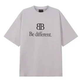 Tričko BB Be Different, střední střih „šedé“ 612966TNVU99784