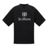 Tričko BB Be Different, střih Medium, „Black“ 612966TNVU91070