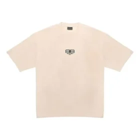 Tričko BB Paris Icon, střední střih „Beige Black“ 612966TMVG79364