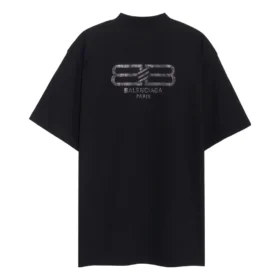 Tričko BB Paris Strass, střední střih „Black Faded“ 739784TOVU81055