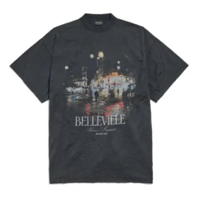 Tričko Belleville „Black Faded“ 787349TRVP71041
