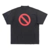 Tričko Bfrnd Series Inside-out Oversized „Black Faded“ 787358TQVG81083