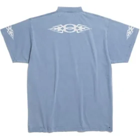 Tričko Burning Unity Oversized „Světle modré“ 787349TQVW74164