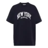 Tričko Cities New York, střední střih „Dark Blue“ 612965TLVM23967