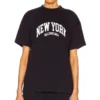 Tričko Cities New York, střední střih „Dark Blue“ 612965TLVM23967
