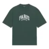 Tričko Cities Paris, střední střih „Green“ 612966TLVL73011