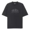 Tričko Cities Paris, střední střih „Nero“ 612966TLVL71069