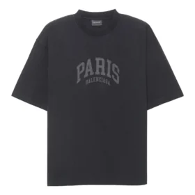 Tričko Cities Paris, střední střih „Nero“ 612966TLVL71069