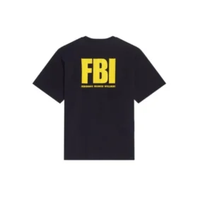 Tričko FBI s motivem Roku tygra, oboustranné „Navy“ 681467TLVM54084