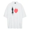 Tričko I Love, velikost L „White“ 744439TOVH39081