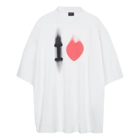 Tričko I Love, velikost L „White“ 744439TOVH39081