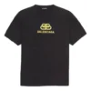 Tričko Interlocked BB Regular Fit „Black“ 578139TEV481361